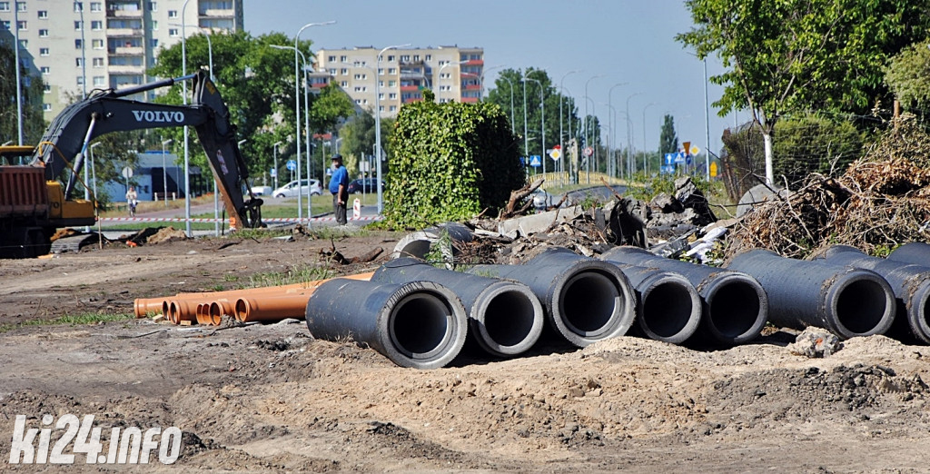 Wielki plac budowy w Inowrocławiu