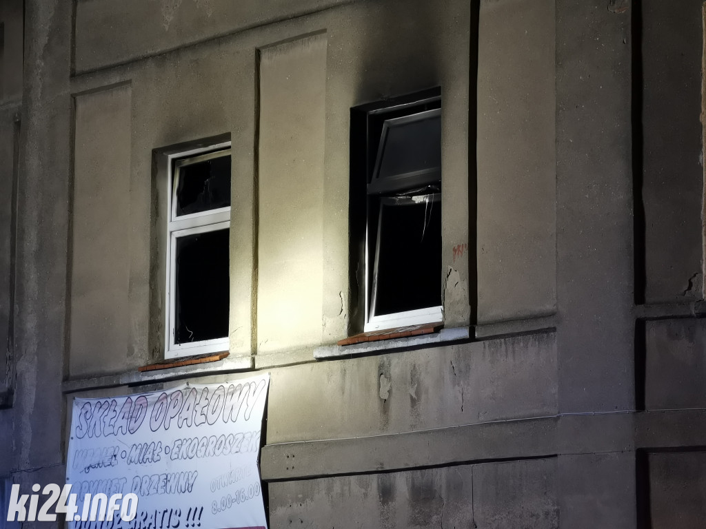 Pożar w kamienicy na Starym Mieście