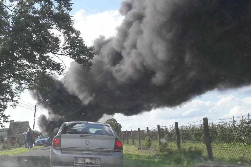 Pożar w Lisewie Kościelnym