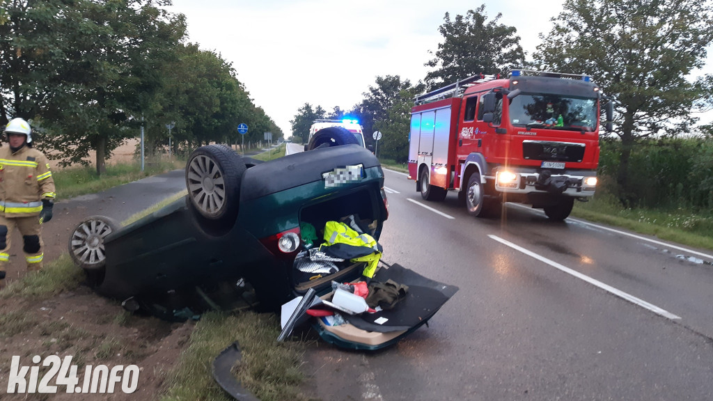Dachowanie volkswagena w Janikowie