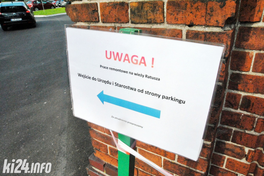 Remont wieży ratuszowej