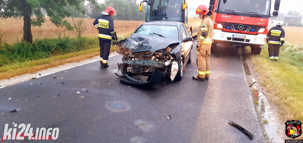 Wypadek samochodowy pod Kruszwicą