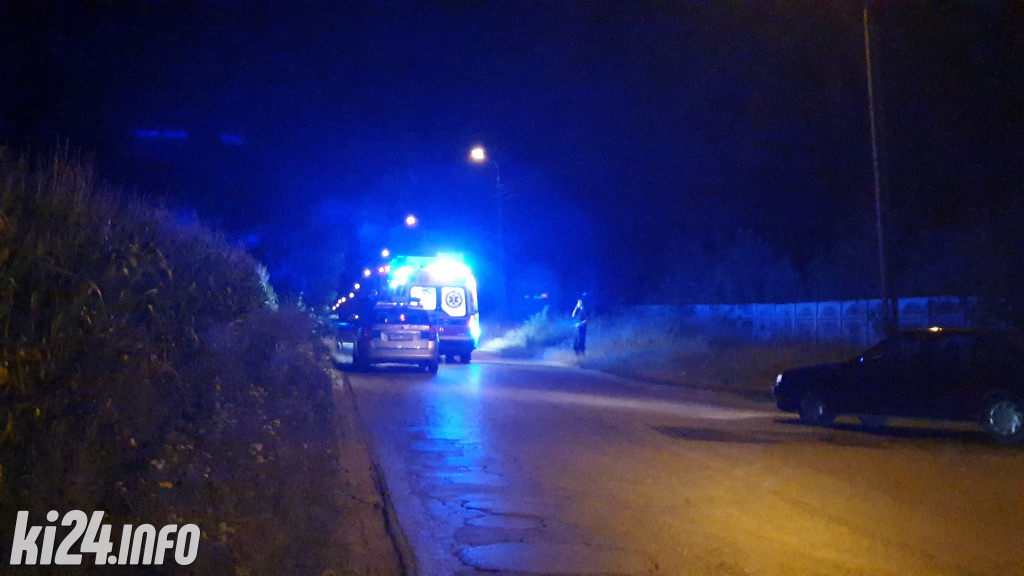 Wjechał w pole kukurydzy