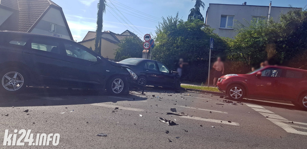 Potrójna kolizja na Poznańskiej