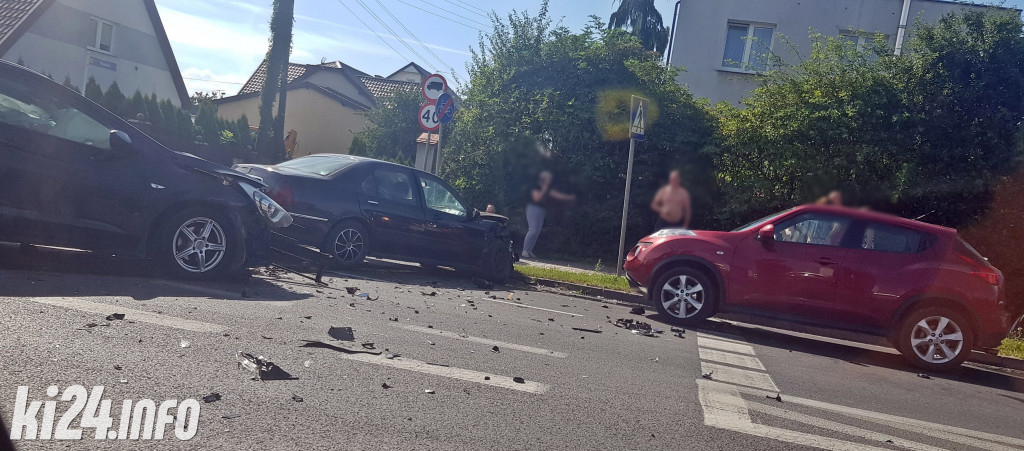 Potrójna kolizja na Poznańskiej