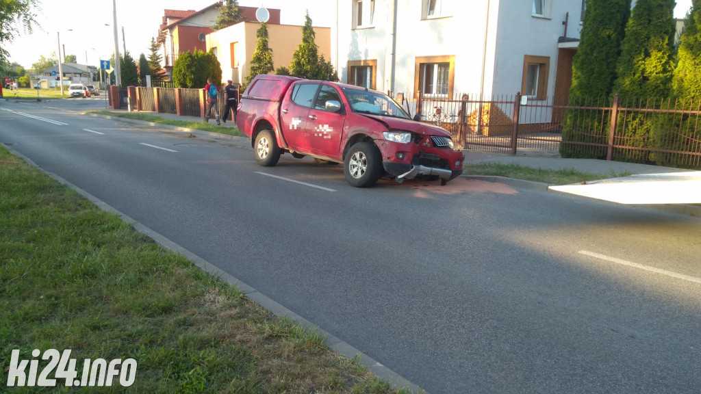 Potrójna kraksa w Mątwach