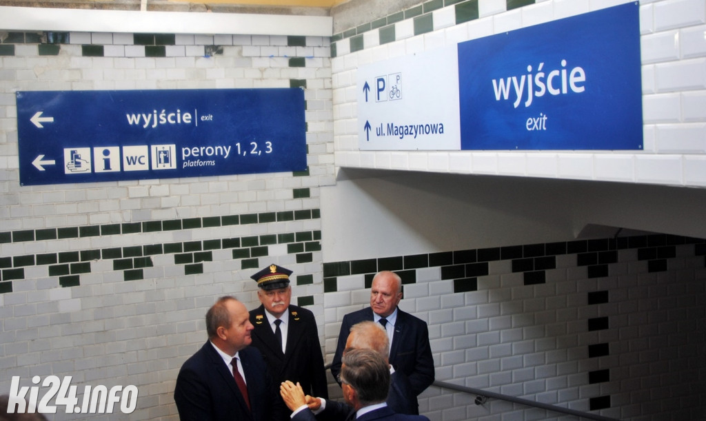 Otwarcie przejścia podziemnego przy dworcu PKP