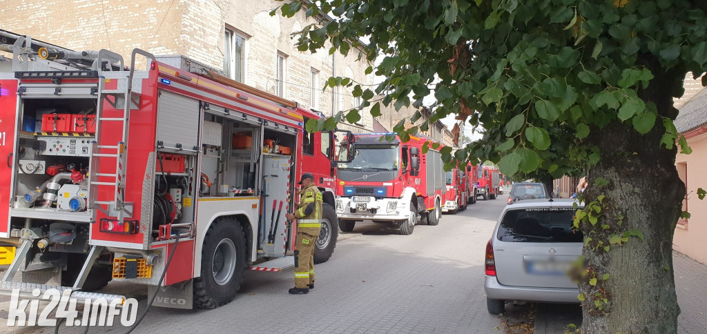Pożar w domu w Pakości