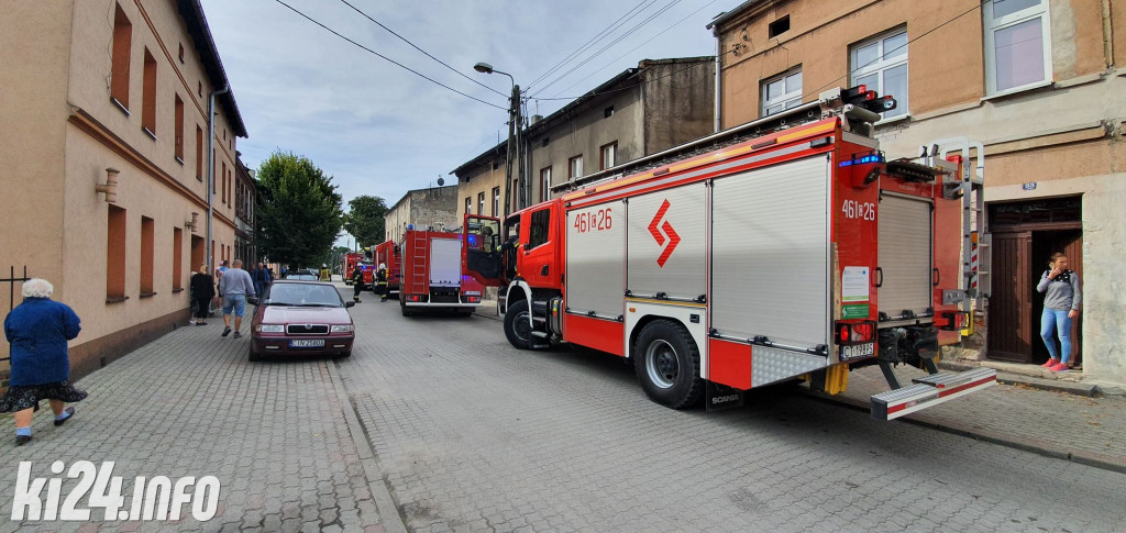 Pożar w domu w Pakości