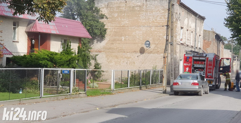 Pożar w domu w Pakości