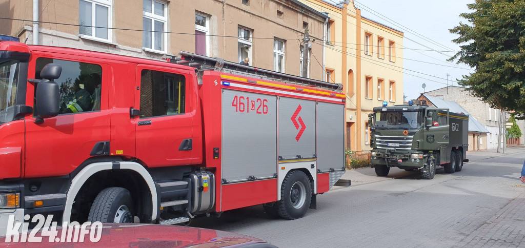 Pożar w domu w Pakości
