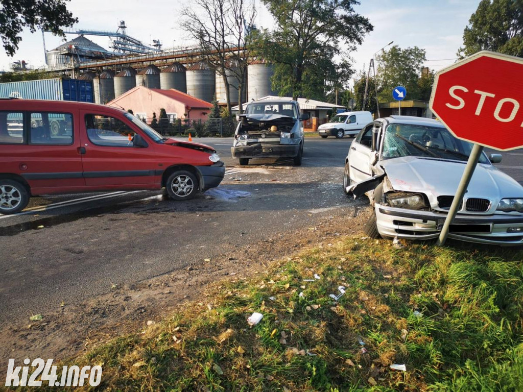 Wypadek w Osięcinach