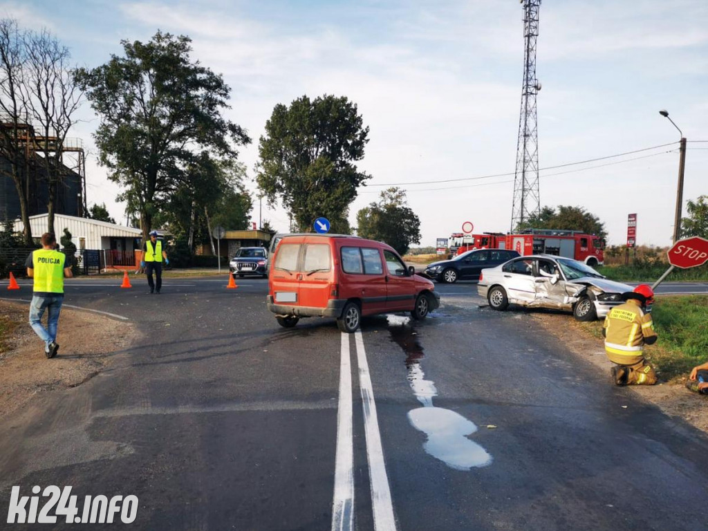 Wypadek w Osięcinach