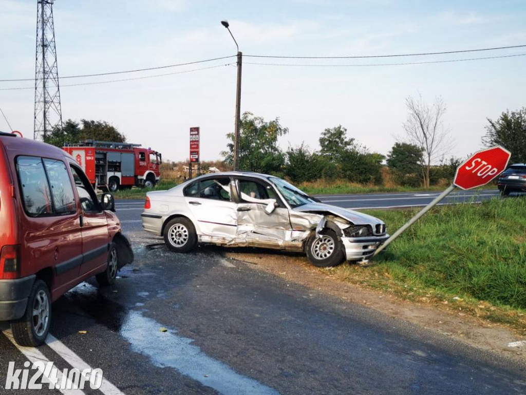 Wypadek w Osięcinach