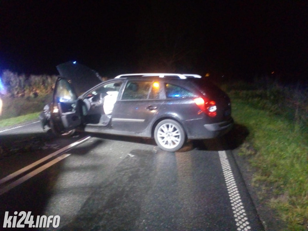 Wypadek koło Pławinka