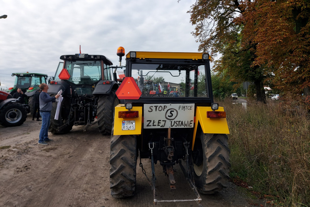 Antyrządowy protest rolników
