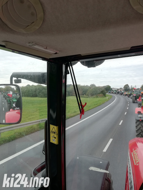 Antyrządowy protest rolników