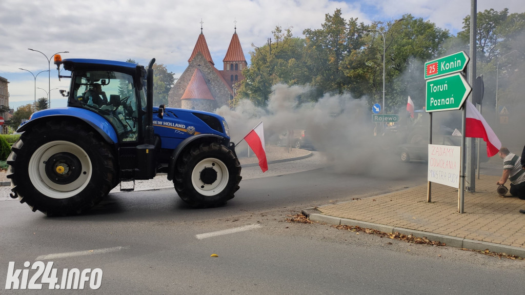 Antyrządowy protest rolników