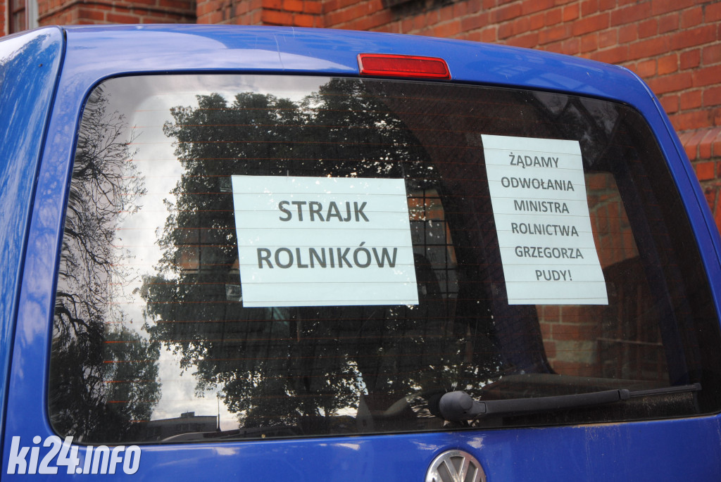 Antyrządowy protest rolników