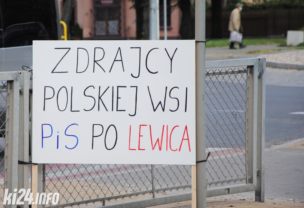 Antyrządowy protest rolników
