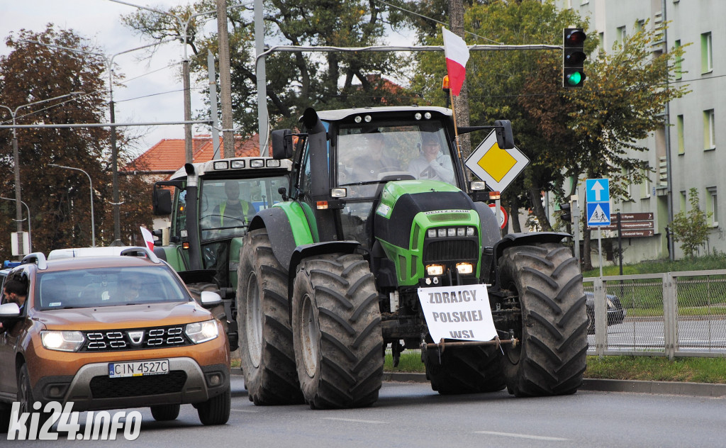 Antyrządowy protest rolników