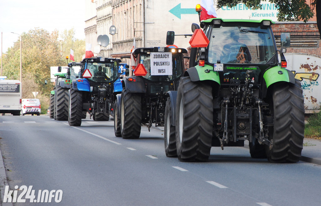 Antyrządowy protest rolników