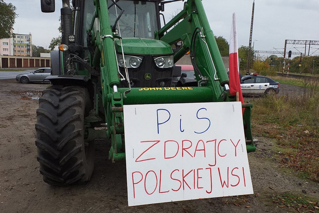 Antyrządzowy strajk rolników