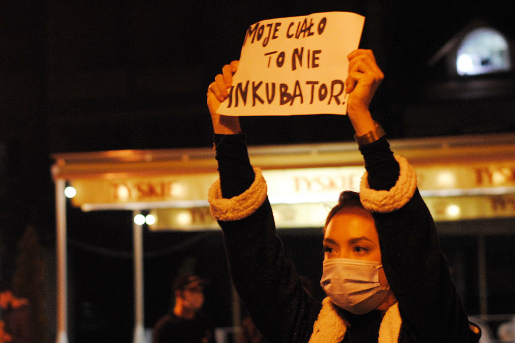 Protest przeciwko zakazowi aborcji