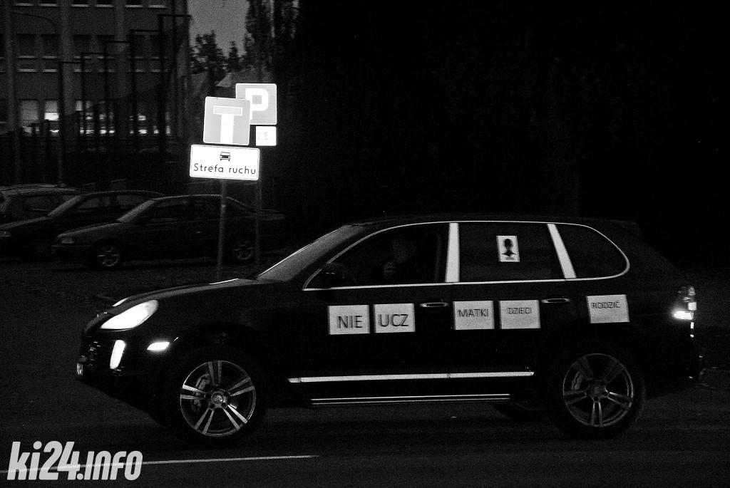 Samochodowy strajk inowrocławian