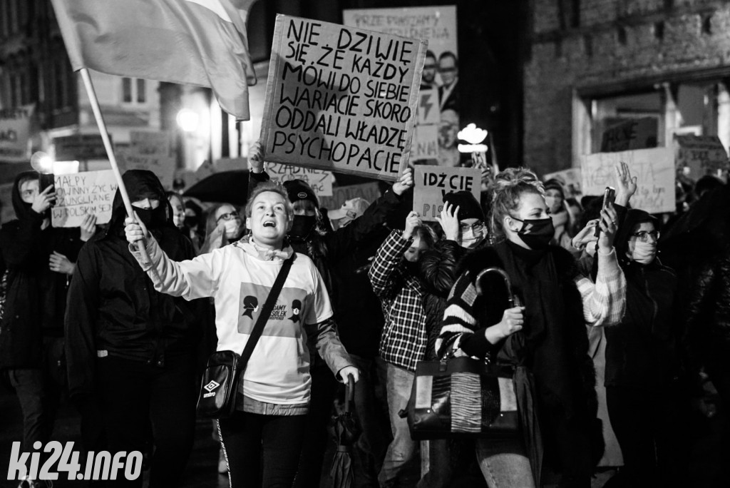 Strajk na ulicach Inowrocławia