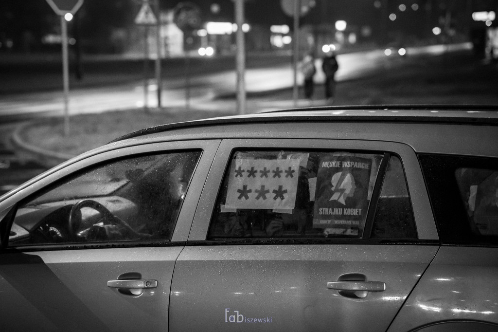 Protest samochodowy w Inowrocławiu
