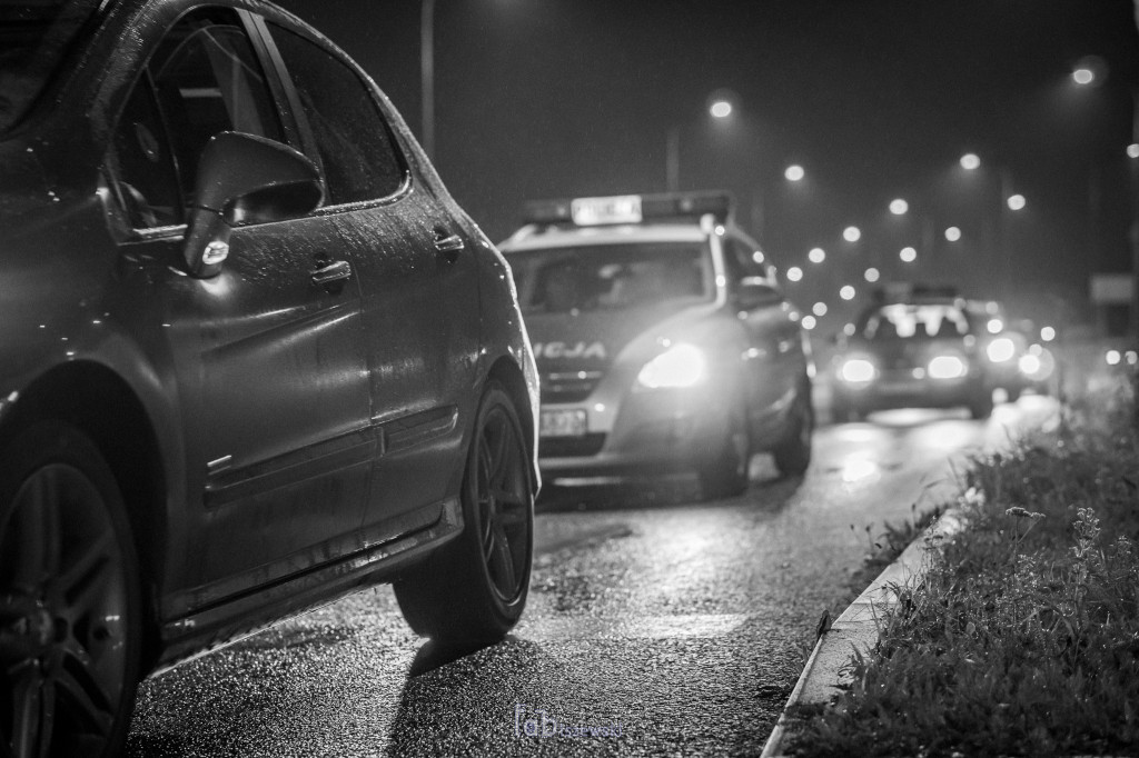 Protest samochodowy w Inowrocławiu
