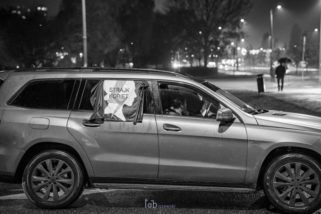 Protest samochodowy w Inowrocławiu