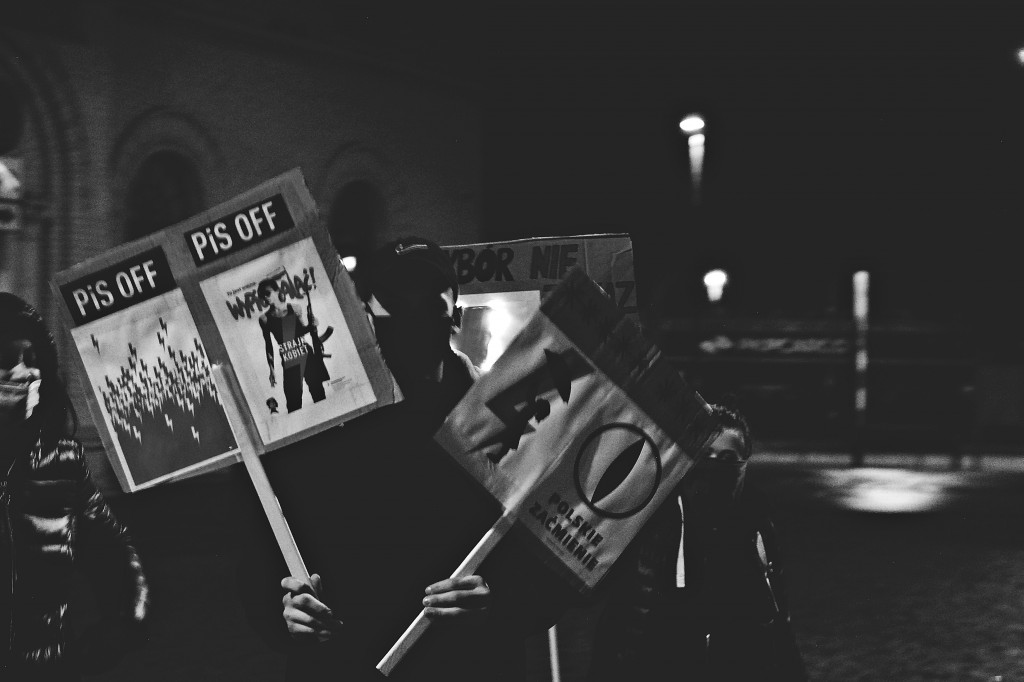 Protest przeciw wyrokowi TK