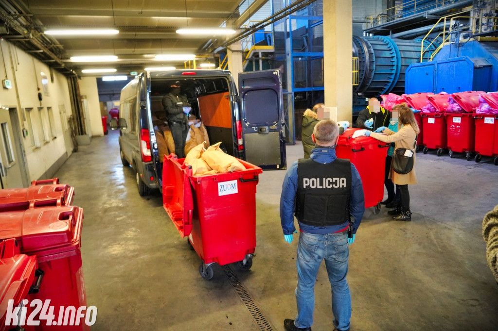 Policja spaliła narkotyki