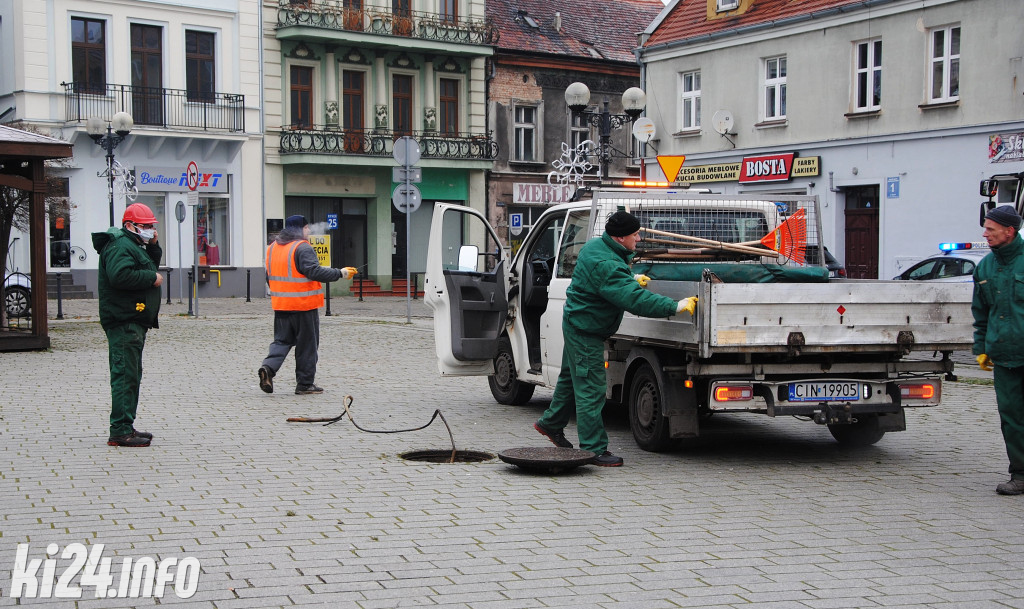Bożonarodzeniowa choinka na inowrocławskim Rynku