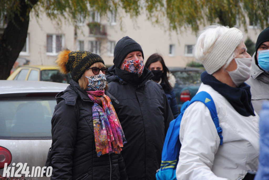 Protest przed siedzibą KSM