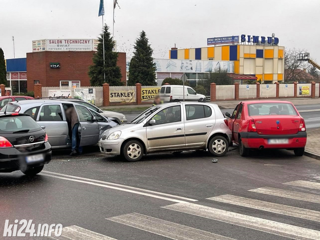 Kolizja na ul. Poznańskiej