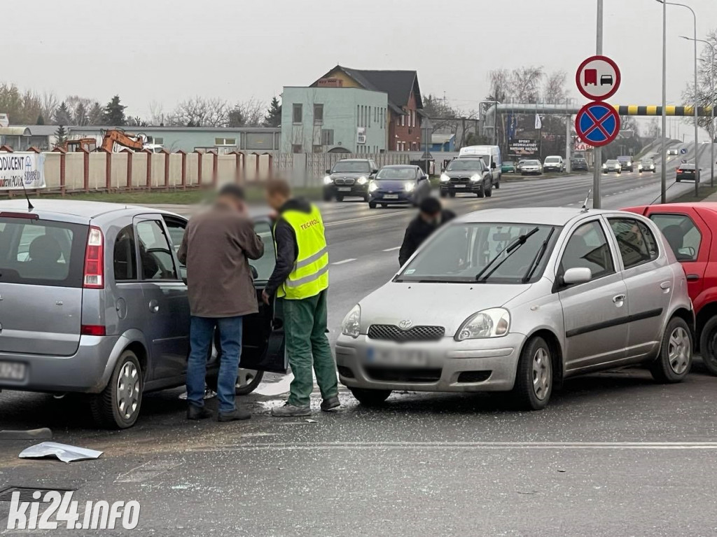 Kolizja na ul. Poznańskiej