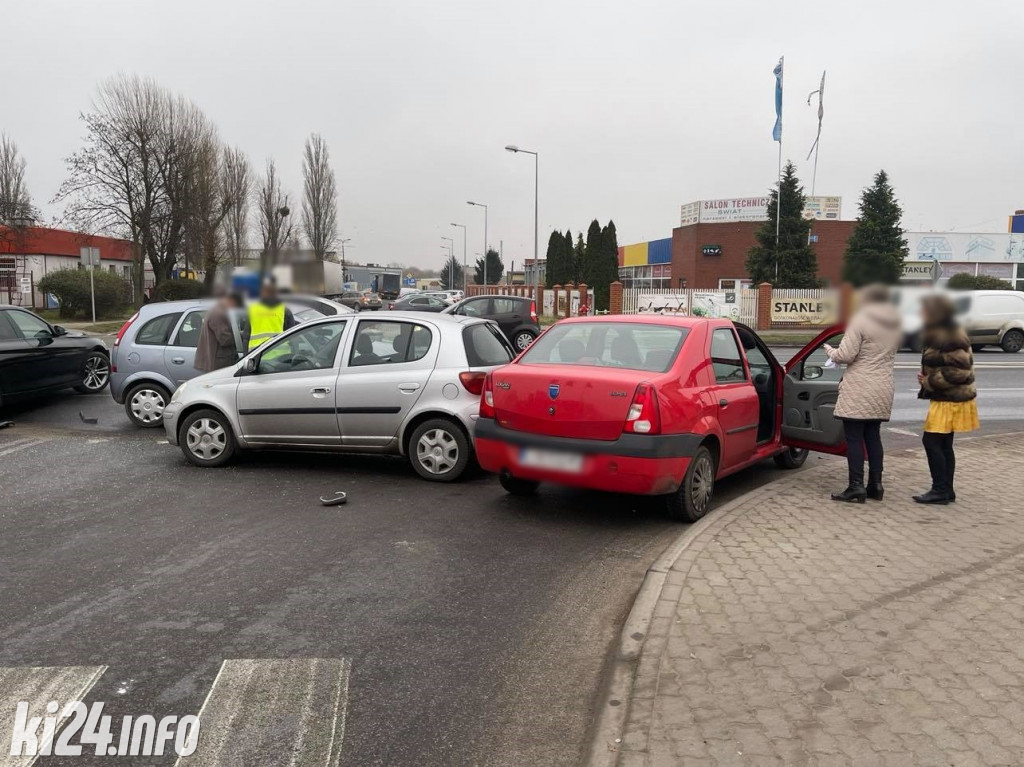 Kolizja na ul. Poznańskiej