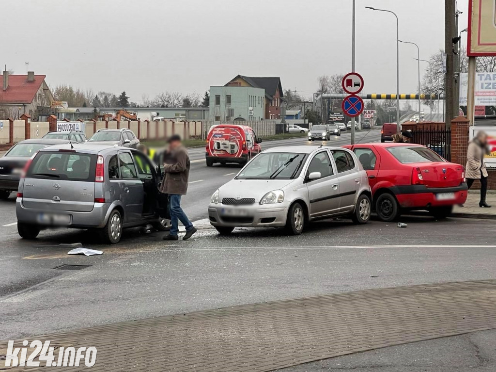 Kolizja na ul. Poznańskiej