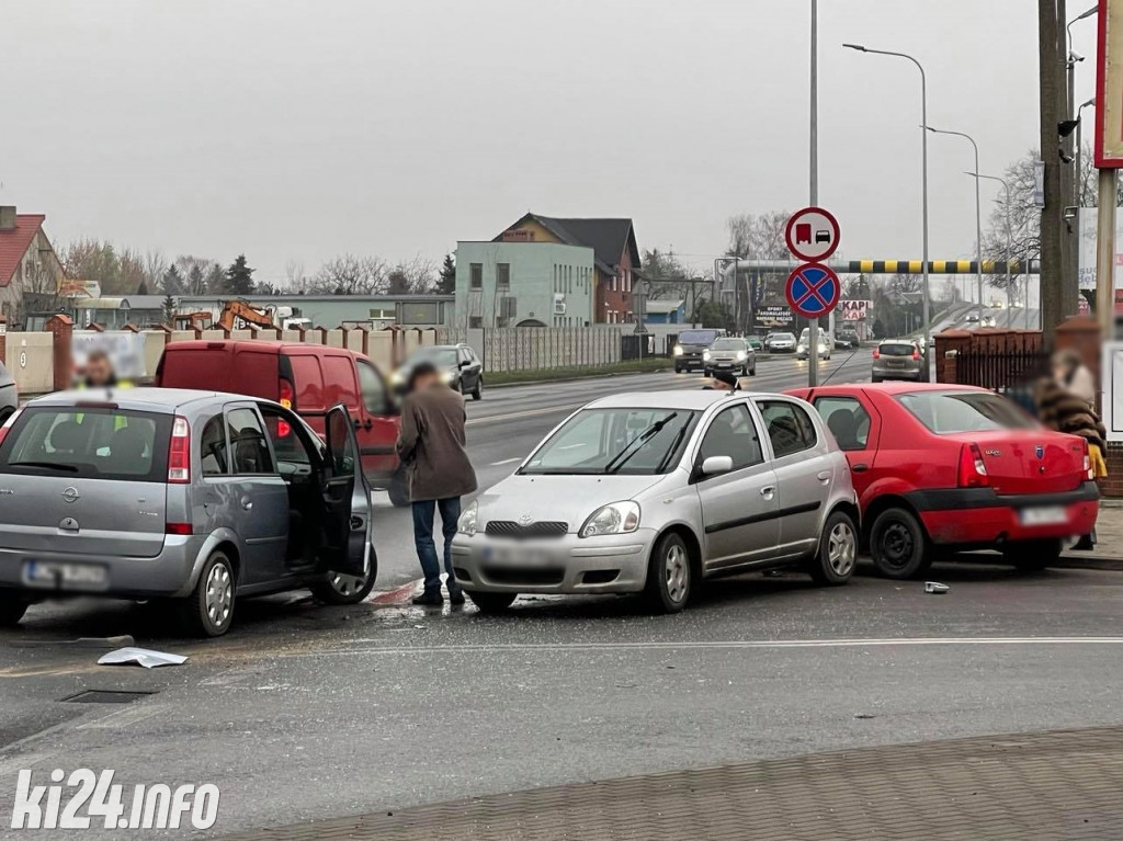 Kolizja na ul. Poznańskiej