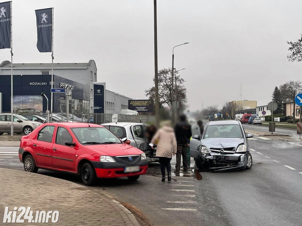 Kolizja na ul. Poznańskiej