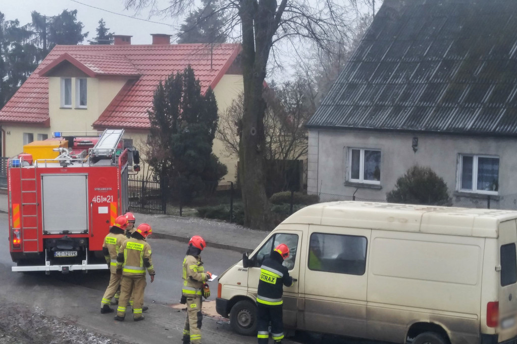 Kolizja na ul. Przybyszewskiego