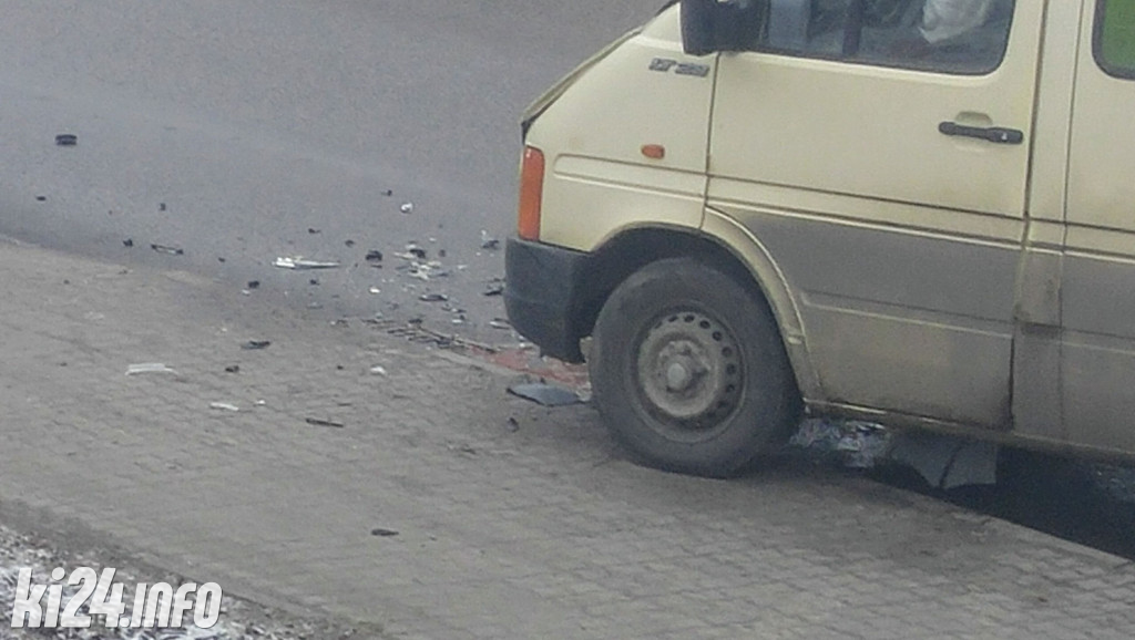 Kolizja na ul. Przybyszewskiego