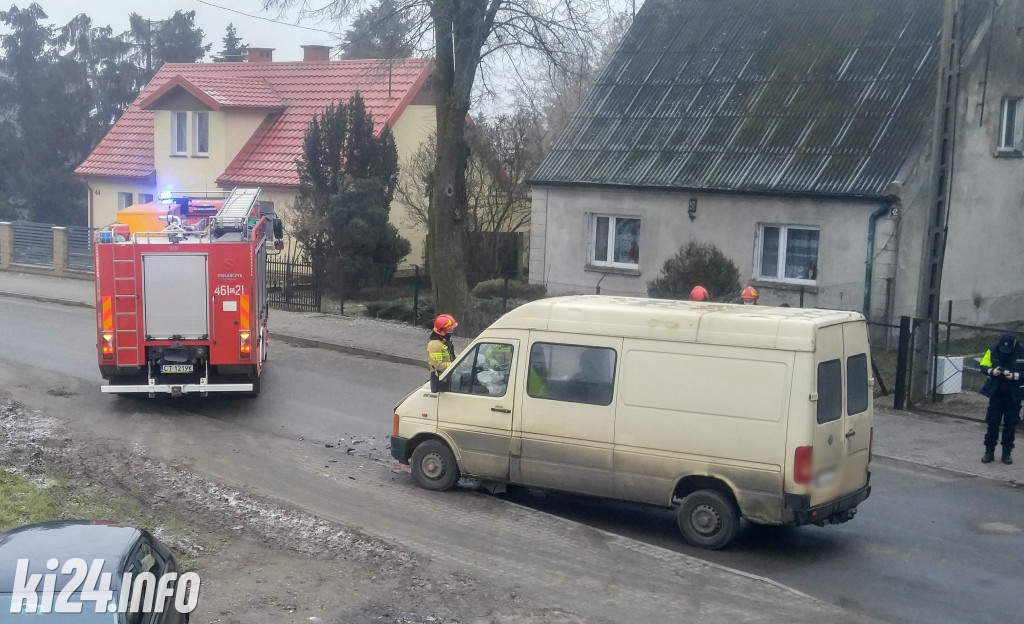 Kolizja na ul. Przybyszewskiego