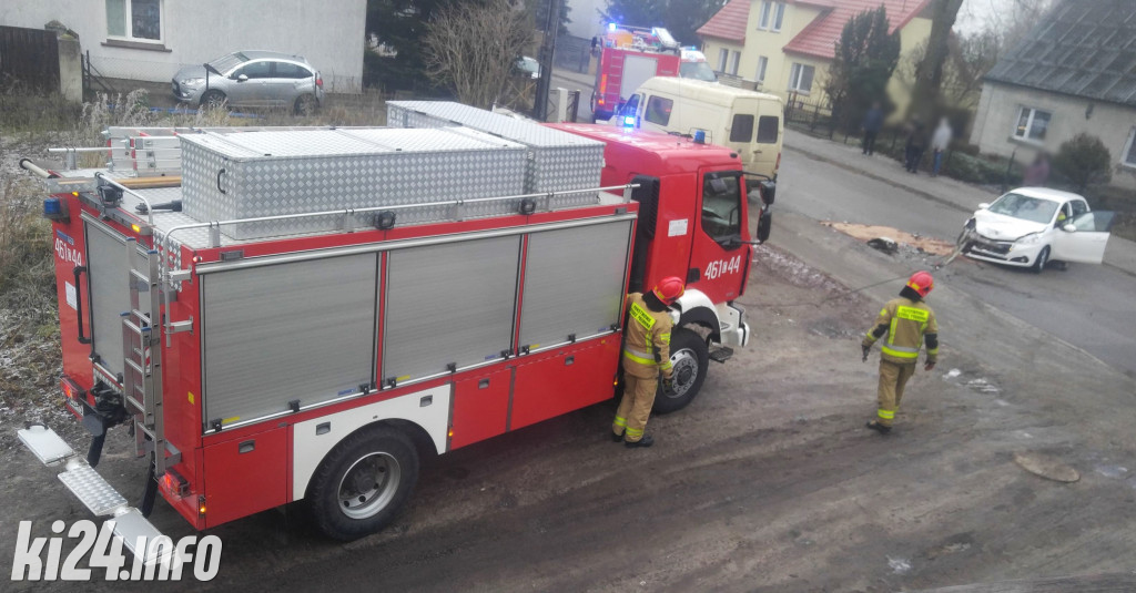 Kolizja na ul. Przybyszewskiego
