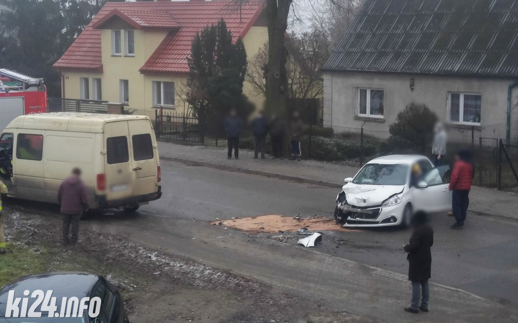 Kolizja na ul. Przybyszewskiego