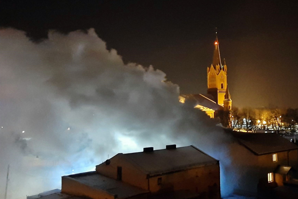 Pożar domu przy ul. Przypadek