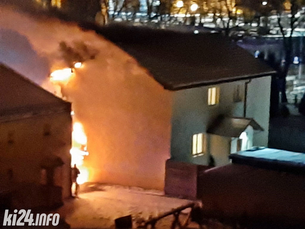 Pożar domu przy ul. Przypadek